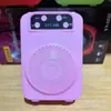 Ventas Directas de Fábrica XTT-398 luces de colores rentable altavoz pequeño de 3 pulgadas altavoz Bluetooth cuadrado portátil para baile