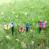 Borboleta Tridimensional Solar Simulação Vaso de Flores para Jardim Decoração de Gramado Artesanato Pintado para Jardinagem Artesanato Criativo Feito à Mão Atacado