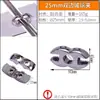 Conector de tubo redondo de acero inoxidable 16253238 mm de dos vías, tres vías, cuatro vías, junta rápida de aleación de aluminio, sujetador de fijación