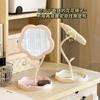 Espejo de maquillaje de escritorio de girasol, espejo de tocador de plástico lindo para dormitorio, espejo HD para estudiante
