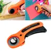 Cuchillo para cortar tela, cuchillo para patchwork, cuchillo con rueda de 45 mm, cuchillo para cortar cuero, cuchillo con rodillo y mango, cuchillo redondo para cortar tela.