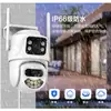 Câmera Super Icsee Xiongmai Arma e Câmera Linkage Câmera de Vigilância Sem Fio 360 Graus HD Visão Noturna