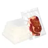 Saco de Vácuo de Nylon Comercial Brilhante Grau Alimentício Transparente Saco de Embalagem Saco Conservante para Alimentos Cozidos Bolso com Aba Selada Calças Impressão Personalizada