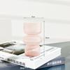 Vaso de Lujo Ligero con Sentido de Gama Alta Diseño Ins Nórdico Vaso de Vidrio Negro Vaso para Arreglos Florales Estilo Ins Alto Valor