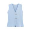 Comércio Exterior Atacado Colete de Tricô 10 Cores Moda Casual 2026 Novo Estilo Aliexpress Estilo Europeu e Americano Top Feminino