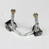 Accesorios de kart de motocicleta eléctrica de cuatro ruedas hechos a mano eje de garra de dirección delantera hebilla de bloqueo de brida junta de dirección tres agujeros