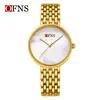 Reloj Femenino Oufani Más Vendido Transfronterizo, Reloj de Cuarzo de Esfera Pequeña Sencillo y de Moda, Reloj de Nácar de Tres Manecillas sin Escalas