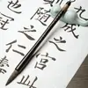 Pincel especial para ou kai y caligrafía profesional bloque de pinceles de caligrafía letras medianas pincel ratón pincel de lobo tiene alto traje
