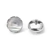 F136 Titanio Borde Serrado Piedra Ojo de Gato Tachuelas Planas para Oreja Tachuelas para Labio G23 Aleación de Titanio Joyería para Piercing Tachuelas para Cartílago de Oreja Tachuelas para Lengua