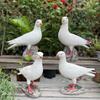 Fábrica de atacado simulação de jardim ao ar livre modelo de pombo animal decoração de jardim adereços simulação de resina ornamentos de pombo