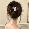 Pin para el pelo lujoso de tamaño grande con un delicado lazo, elegante y con estilo, pinza retorcida dulce estilo coreano para cabello grueso