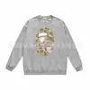 Sudadera con Capucha de Manga Larga Estampado de Camuflaje con Letras, Holgada, Cuello Redondo, Moda Otoño e Invierno, Nueva para Hombre y Mujer