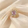 Pulsera de Múltiples Eslabones con Chapado en Cobre con Oro Real, Forma de Copo de Nieve, Corte Rosa, Diamante de Alto Carbono, Cuentas Espaciadoras, Accesorios para Joyería DIY, Venta al por Mayor desde el Fabricante