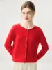 Cárdigan de Punto Artístico Retro Consinee 100% Cachemira para Mujer Estilo Coreano Tejido de Trenzas Abrigo Suéter Suave Mismo Estilo DP