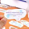 Adesivo de texto inspirador incentivo ao aprendizado criativo autoadesivo pequeno padrão DIY mão conta material conta mão adesivo à prova d'água ins