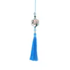 Carpa de la Buena Suerte Estilo Chino, Ciruelo, Orquídea, Bambú, Crisantemo, Loto, Caqui, Borla de Paz, Ropa Decorativa Estilo Antiguo, Colgante para Bolsa de Boda, Adorno Colgante
