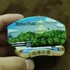 Pekín Tianjin Beidaihe Shenyang Ciudad Prohibida Dalian Harbin Weihai Qingdao Resina Imán para Refrigerador Metal Dezh