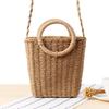 Dropshipping Novo Estilo Pequeno Fresco Carregando na Mão Transversal Dupla Finalidade Bolsa Tecida em Corda de Papel Estilo Ins Casual Férias Bolsa de Praia
