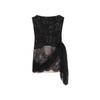 Vestido Tubinho Sexy com Costas Abertas em Renda para Mulheres, Saia Peixe Slim Fit de Verão, Vestido Curto Bodycon Preto que Marca a Cintura