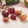 Accesorios de Resina DIY de Dibujos Animados, Pinzas para el Cabello de Mitad de Corte Tridimensional con Crema de Cereza, Hebillas para Zapatos, Llaveros, Colgantes y Decoraciones