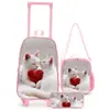 Nuevo Set de Bolso con Ruedas Transfronterizo para Niños, Maleta con Ruedas para Niños que se Puede Usar como Mochila, Personalizable y al por Mayor