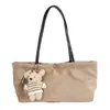 2026 Nueva Moda Coreana Estilo Minimalista de Nicho Bolso Tote Gran Capacidad Casual Simple Bolso de Hombro Cruzado