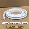 Tira de Borde Suave de PVC Autoadhesivo Pu Estilo Francés para Decoración de Puertas con Arco Curvo Borde de Pared de Fondo Estilo Europeo Línea de Yeso