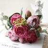 5 Peonías Pequeñas Estilo Coreano Ramilletes Pequeños 5 Rosas Persas Feili Flores Artificiales Hogar Boda Ramilletes de Rosas