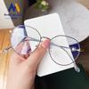 Nuevo Armazón de Metal para Lentes Antirradiación de Luz Azul para Hombre y Mujer Combinable Adelgazante para Cara Grande Lentes Planos Personalizados