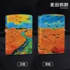 Serie Di Nuo de Seis Caras Impresa a Color Múltiples Patrones Exquisito Rueda de Amolado Retro Encendedor a Prueba de Viento de Queroseno Regalo Dropshipping