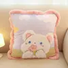 Manta-almohada fresca de verano dos en uno almohada colcha doble propósito siesta de oficina coche descanso para comer manta de aire acondicionado