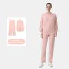 [En Stock] Conjunto Deportivo de Dos Piezas Ld Air Layer Cuello Redondo Sudadera Larga Manga Larga Holgada Ropa de Yoga para Mujer