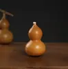 Ornamento de Porongo Natural de Mão com Cabeça de Dragão, Peça de Exibição Requintada para Homens e Mulheres, Porongo Pequeno para Brincar, Atacado