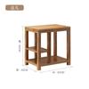 Nova mesa de chá simples de madeira maciça estilo chinês mesa de chá de tronco para casa mesa de chá para recepção de hotel mesa de chá para escritório