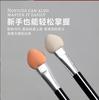 Esponja para Uñas con Mango, Pincel de Maquillaje Espejo Mágico Aurora, Pincel para Sombras de Ojos de Doble Punta, Herramienta Desechable para Sombras de Nariz de Maquillaje al por Mayor