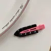 Color Crema Metal Ola Pinza para el Cabello Sin Costuras Estilo Coreano para Mujer Flequillo Clip de Borde Pinza para el Cabello Elegante Cabello Suelto Pinza de Pato Tocado