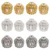 Color oro cobre 18k retenedor de circonita borla capuchón para joyería DIY material cadena para suéter cadena de suéter corona micro-incrustada capuchón toroidal