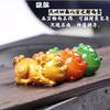 Adornos de Mascota de Té que Cambian de Color, Cuenco de Tesoro para Reunir Riqueza, Juego de Té Creativo, Accesorios para Mesa de Té, Puede Criar Sapo Dorado, Regalos Pixiu