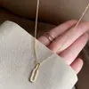 Collar Geométrico para Mujer Lujo Ligero Diseño de Nicho Sentido Avanzado 2021 Nuevo Estilo Tendencia Ins Diamante Brillante Clavícula Simple