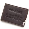 2018 Nuevo Estuche de Cuero para Licencia de Conducir Casual Gran Capacidad Licencia de Conducir de Vehículo Motorizado Logo Personalizable Pequeño Regalo Al Por Mayor