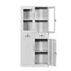 Archivador de Oficina Gabinete de Hierro Gabinete para Certificados Archivador Casillero Doméstico Acero Cajón Cajonera con Cerradura