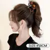 Pinza para el pelo con lazo para cabello fino, horquilla floral vintage de otoño e invierno, nueva y linda pinza de garra 2025