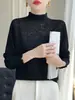 No Más Reposiciones================Suéter de Encaje de Organza para Mujer, Tejido de Diseñador para Capas de Otoño e Invierno