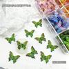 Nova Fantasia Elf Color Borboleta Broca de Unhas DIY Decoração Nail Wear Armadura Acessórios para o Cabelo Brincos Acessórios de Resina