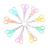 Tesouras infantis em estoque para fabricantes, tesouras de escritório para DIY, tesouras de corte com régua, tesouras de mão, tesouras para estudantes