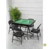Mesa de mahjong plegable para uso doméstico, mesa manual simple para cartas, mesa manual pequeña de mahjong para jugar mahjong