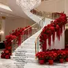 Fio de seda artificial, lágrimas de amante, linha de pesca, salão de casamento, decoração de hotel, arranjo de flores, frete internacional
