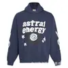 Sudadera con capucha de terciopelo Bpm con estampado de letras Broken Planet, holgada, casual, para hombre y mujer, moderna, otoño e invierno