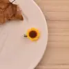 Pin Lateral para Niña Dulce y Fresco Flor de Girasol Artificial Pasador de Pelo Pin de Pato Pin de Girasol Ins Chica Dulce