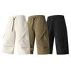 Pantalones Cargo Cortos para Hombre Gordo Verano Juvenil Moderno Secado Rápido Seda de Hielo Delgados Sueltos Deportivos Rectos Talla Grande Casual
